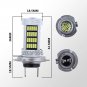 2PC 92SMD H7 LED Bulbs w/ Error Free Decoders For BMW E46 3 Series High Beam DRL
