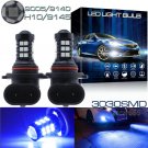 2PCS 9145 9140 30SMD LED Fog Lights Bulb 30SMD Ultra Blue For Ford F-150 F-250