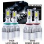 9005 9006 Combo LED Headlight Bulb Kit For Toyota Corolla 2001-2013 Hi/Lo Beam