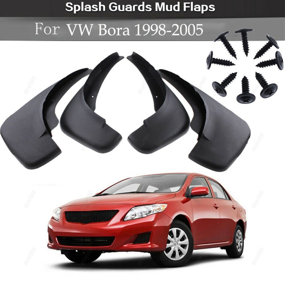 4x For 1998-05 VW GOLF MK4 JETTA A4 BORA Mud Flaps Splash Guards Fender Mudguard