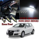16 Premium White Bulb For Volkswagen Golf MK5 2003-2009 LED Interior Light Kit
