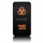 Zombie Light Orange LED Push Switch For Toyota Landcruiser Hilux Prado FJ CRUISE