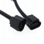 2x H4 to H13 Headlight Connector Adapter Harness Socket Conversion Wire Decoder