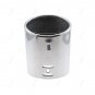 1x Chrome Stainless Steel Rear Exhaust Tail Muffler Pipe For Honda CR-V 83x69mm