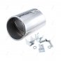1x Chrome Stainless Steel Rear Exhaust Tail Muffler Pipe For Honda CR-V 83x69mm