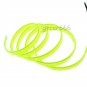 3M Fluorescent Green EL Wire Cold light Strip Car Interior Unique Decor Neon 12V