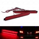 2Pcs LED Lens Rear Bumper Reflector Brake Light For Toyota Camry 2006-2014 Red
