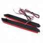 2Pcs LED Lens Rear Bumper Reflector Brake Light For Toyota Camry 2006-2014 Red
