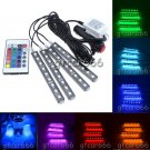 Car SUV Interior Color Glow Neon Lamp Under Dash Footwell Atmosphere Light Strip