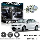 7x Super Bright Xenon White 6000K LED Lights Interior Package Kit For Suzuki SX4