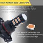 2X 5202 Fog Light 3030 LED Chip Bulb Pink Purple Driving Daytime Running Light