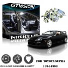 7Pcs Bright White 6K LED Lights Interior Package Kit For 1994-1998 Toyota Supra