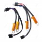 2Pcs H4 LED Fog Light Headlight Load Resistor Wiring Harness Decoder 50W Decoder