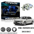 16Pcs Premium Blue LED Lights Interior Package Kit For Infiniti Q70 + Tool 13-17