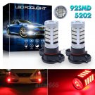 High Power Red 92SMD 5202 LED Fog Light Bulbs For 2007-2015 Chevy Silverado 1500