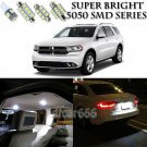 For Dodge Durango 2011-15 Xenon White LED Interior kit + License Plate Light 15X