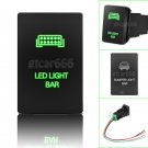 12V 3A Push Switch Green LED For Toyota 4Runner Tacoma 100 series LED LIGHT BAR