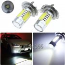 2pcs H7 COB Cree Fog Light Daytime Running Light Upgrade LED Projector Bulbs