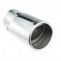 1x Chrome Stainless Steel Rear Exhaust Tail Muffler Pipe For Honda CR-V 2007-12