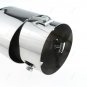 1x Chrome Stainless Steel Rear Exhaust Tail Muffler Pipe For Honda CR-V 2007-12