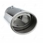 1x Chrome Stainless Steel Rear Exhaust Tail Muffler Pipe For Honda CR-V 2007-12