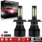 2x 1900W 6K LED HID Headlight Kit H4 9003 White for 93-1997 Honda Civic del Sol