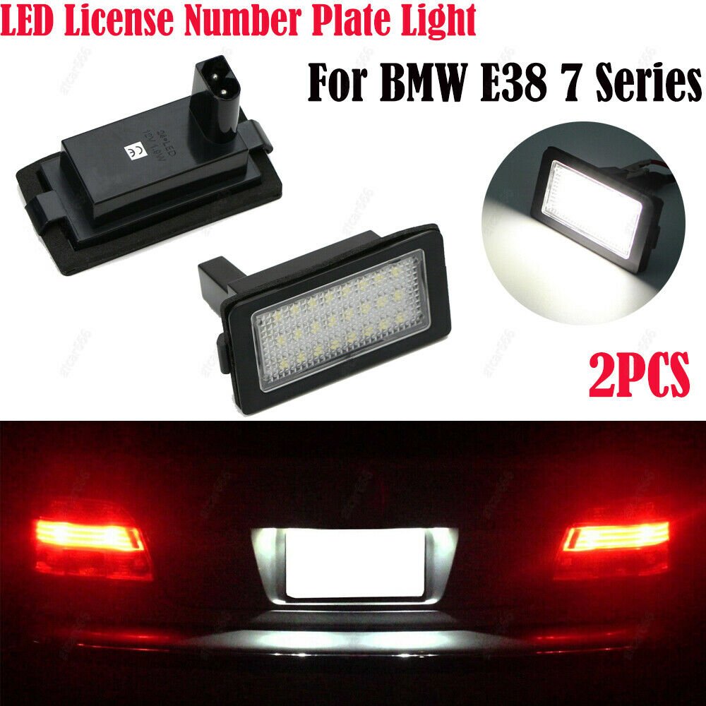 2x LED License Number Plate Light For BMW E87 E63 E64 E85 E86 Z4 E89 7 Z Series