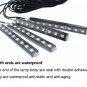 16 RGB Full Color Glow LED Car Interior Light Kit Under Dash Footwell Seat Light