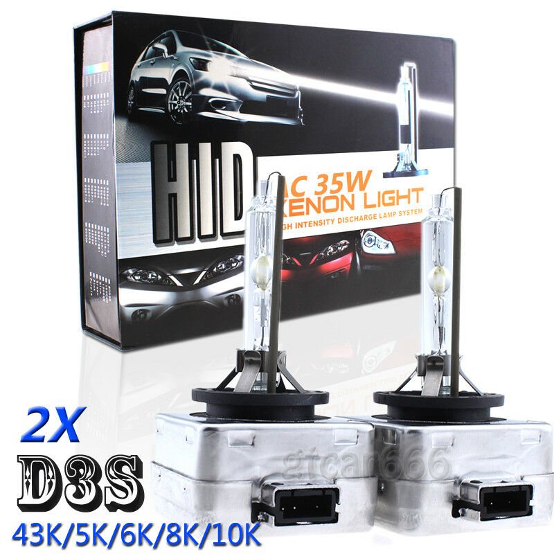 35W D3S Xenon HID Headlight High Low Beam Light Bulb For Chevrolet 43K 5K 6K 8K