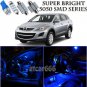 For Mazda CX-9 2007-2012 Blue LED Interior Light Kit + License Plate Light 11Pcs