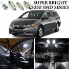19x Xenon White LED Interior Lights Bulb Package Kit For Honda Odyssey 2011-2016