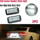 2Pcs For MINI COOPER R50 R52 R53 01-06 LED License Number Plate Lights NO ERROR