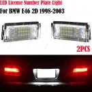 2X Canbus LED License Number Plate Light Lamp For BMW E46 2D M3 Coupe 1998-2003