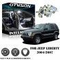 10Pcs White LED Lights Interior Package Kit For 2004 2005 2006 2007 Jeep Liberty