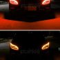 Super Slim 30cm LED Switchback Headlight Sequential DRL Strip Light Red Yellow