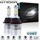 1400W 210000LM 9007 LED Headlight Bulbs 6000K Bright White Light Conversion Kit