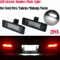2x White LED Number License Plate light For Ford Flex 2009-2015 Taurus 2010-2015