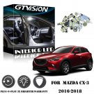 Super Xenon Bright White Kit LED Interior Car Light for 2016-2018 Mazda CX-3 CX3