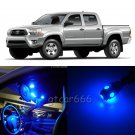 7 x Super Blue LED Interior Lights Package Kit For Toyota Tacoma 2005 - 2014