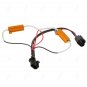 2x Error Free Load Resistor Warning Light Decoder Wire Harness H13 Upgraded 12V