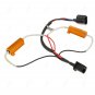 2x Error Free Load Resistor Warning Light Decoder Wire Harness H13 Upgraded 12V