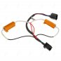 2x Error Free Load Resistor Warning Light Decoder Wire Harness H13 Upgraded 12V
