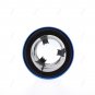 76mm Universal Chrome Stainles Steel Rear Exhaust Tail Muffler Pipe Grilled Blue
