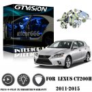 10pcs LED Blue Light Interior Package Kit for Lexus Ct200h 2011 2012 2013-2015