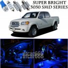 15X Bright SMD Blue LED Interior Light Package Kit For Toyota Tundra 2000-2006
