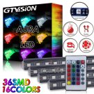 36 LED Remote Control RGB Car Interior Floor Atmosphere Light Strip KIT 12V USB