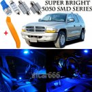 18 x Ultra Blue Interior LED Lights Kit + TOOL For 1998 - 2003 Dodge Durango