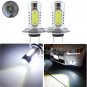 2X H7 11W High Power COB Cree Projector LED Fog Light Bulb Daytime Running Light