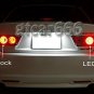 2x 1157 Red LED Light bulbs Turn Signal Backup Reverse Light Tail Brake Light