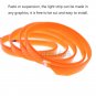 5M 12V EL Wire Orange Cold light Strip Neon Lamp Atmosphere Lights Unique Decor